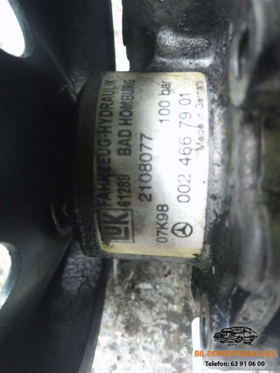 Servo pumpe mekanisk til Mercedes ML 1997-2005 (W163) (W163) (LUK|2108077|0024667901|)
