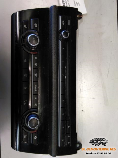 Varmeapparat betjening til BMW 5-Serie, 2010-2017 (F10/F11) (F10/F11) (924123801)