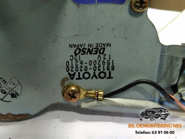 Viskermotor bakrute til Toyota Corolla 2002-2007  (DENSO|85130-02020|159200-6210|)