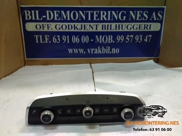 Varmeapparat betjening til Audi A3 2012-2016 (Type III, Fase 1)  (8V0820043D|)