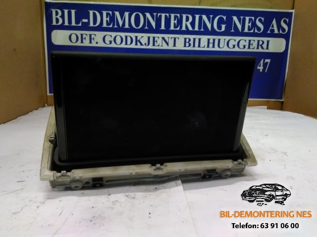 Bilstereo navigasjon skjerm til Audi A3, 2012-2016 (Type III, Fase 1)  (ALPINE|8V0857273K)