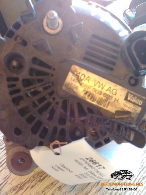 Dynamo diesel til Audi A4, 2004-2008 (Type III) (B7) (B7) (VALEO|06F903023H)