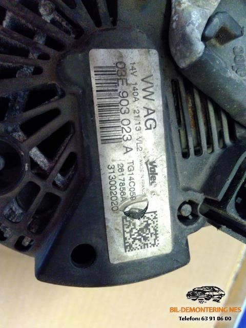 Dynamo til Škoda Fabia 2010-2014 (Type II, Fase 2)  (03E903023A|)
