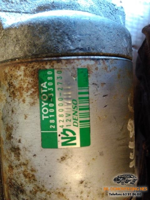 Starter diesel til Toyota Corolla 2002-2007  (2810033080|)