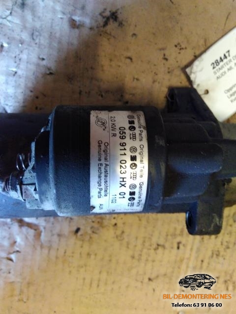 Starter diesel til Audi A6, Allroad 2000-2005 (Type I) (C5) (C5) (059911023HX|)