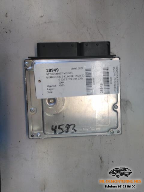 Styreenhet motor til Mercedes E-Klasse 2002-2006 (Fase 1) (W211) (W211) (BOSCH|0281011916|A6481500879|)