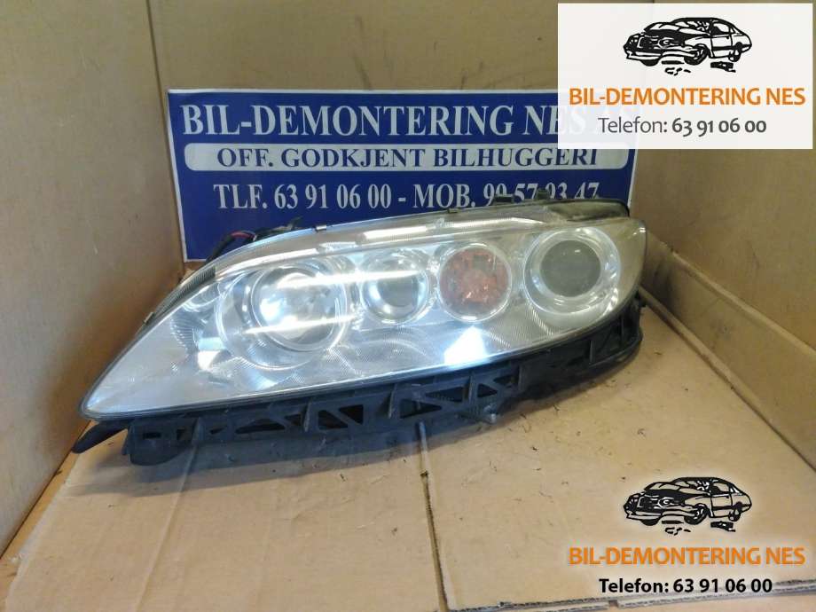 Frontlykt venstre halogen til Mazda 6, 2002-2008 (Type I)  