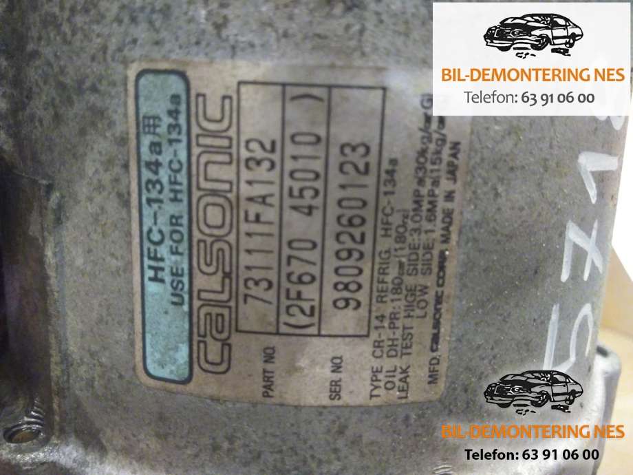 Aircondition kompressor til Subaru Forester 1997-2002 (Type I)