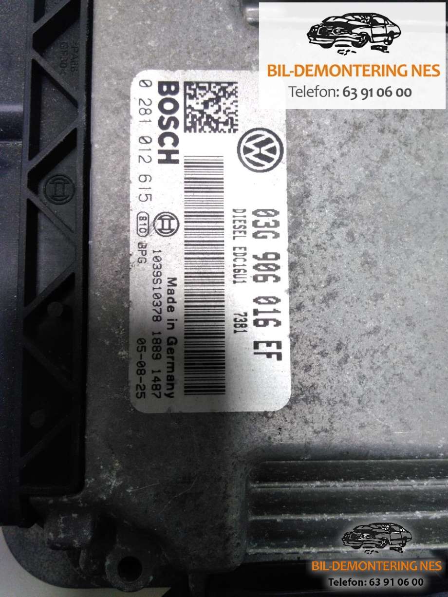 Styreenhet motor til VW Golf, Plus/Cross 2005-2009 (Fase 1)  (03G906016EF|)