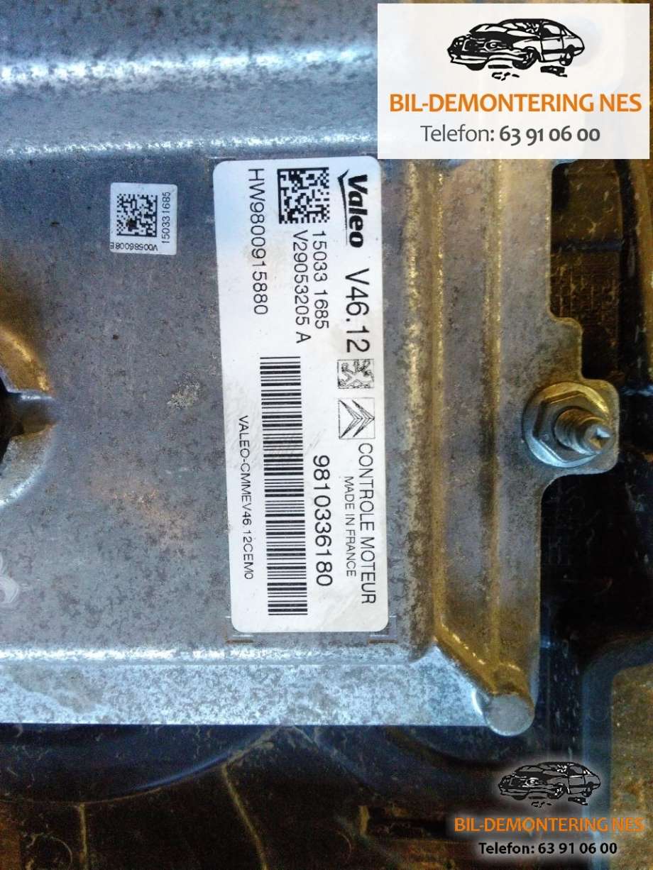 Styreenhet motor til Peugeot 208 2012-2019 (Type I)