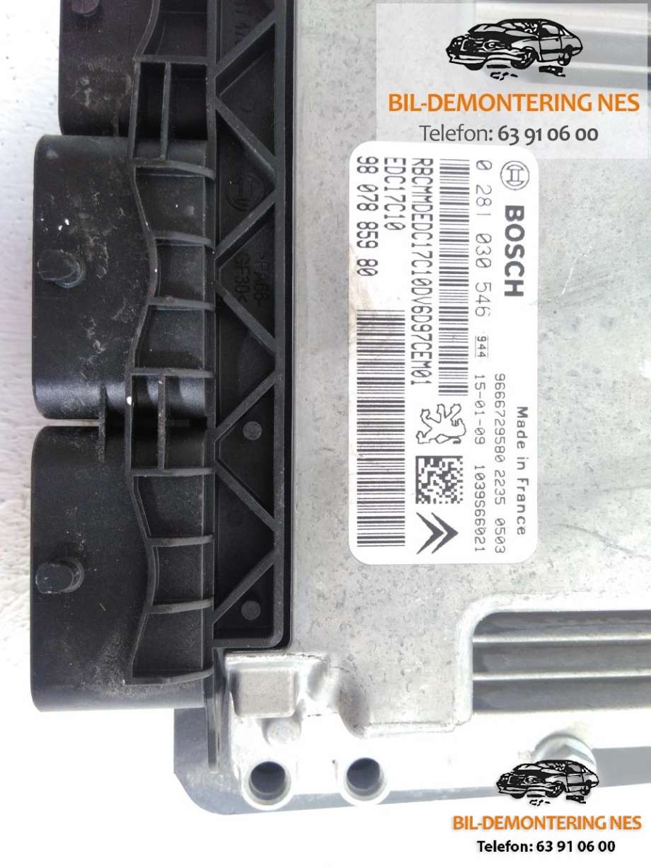 Styreenhet motor til Citroën Berlingo 2015-2019 (Type II, Fase 2)  (BOSCH|0281030546|)