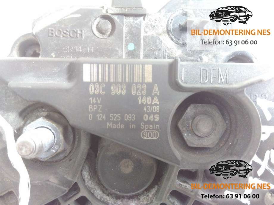 Dynamo til Škoda Octavia 2009-2013 (Type II, Fase 2)  