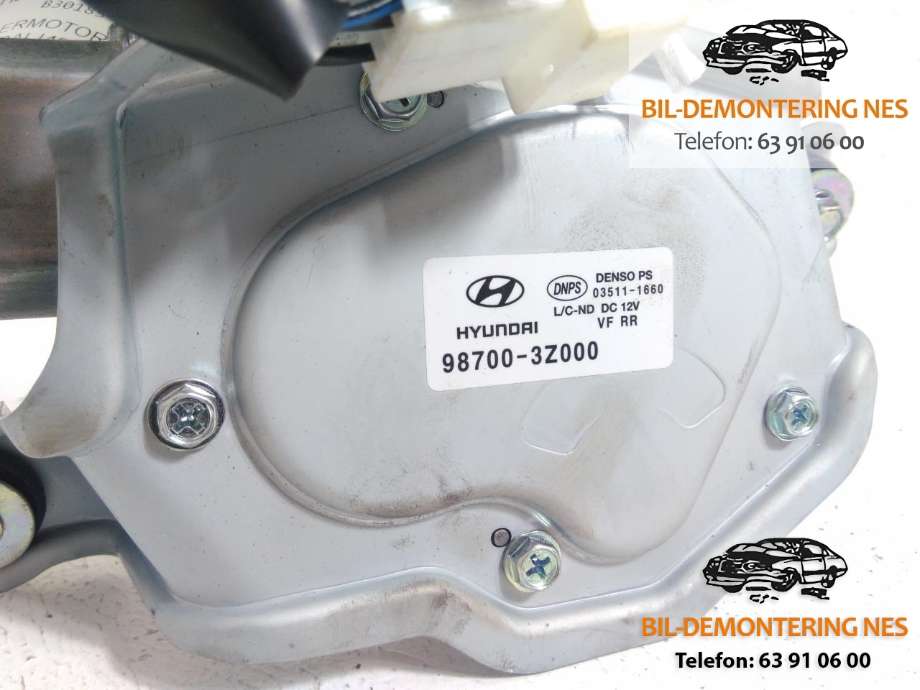 Viskermotor bakrute til Hyundai i40 2012-2017  