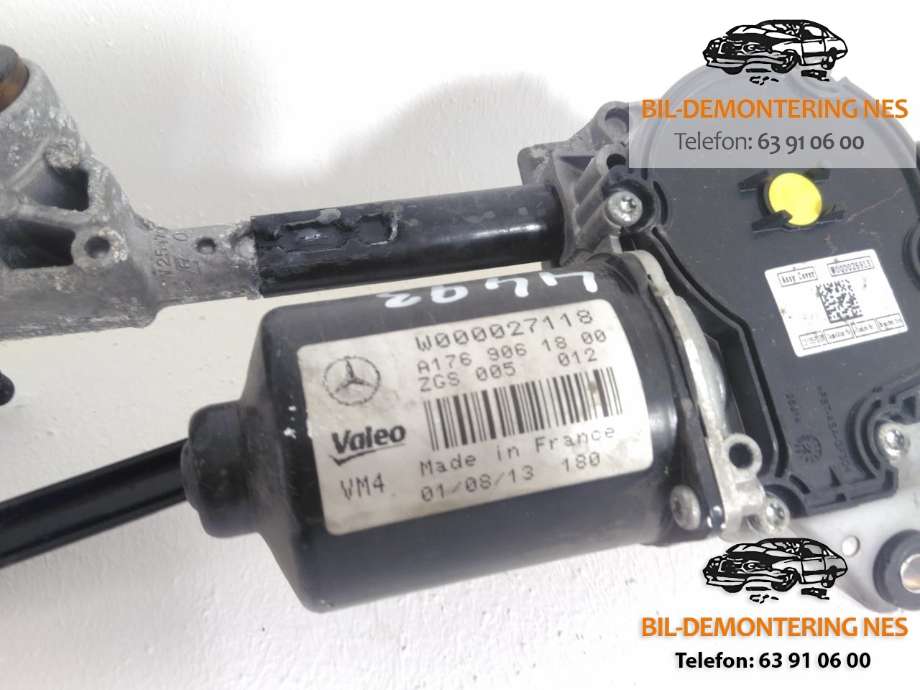 Viskermotor frontrute komplett m/overføring til Mercedes A-Klasse 2012-2018 (W176) (W176) 