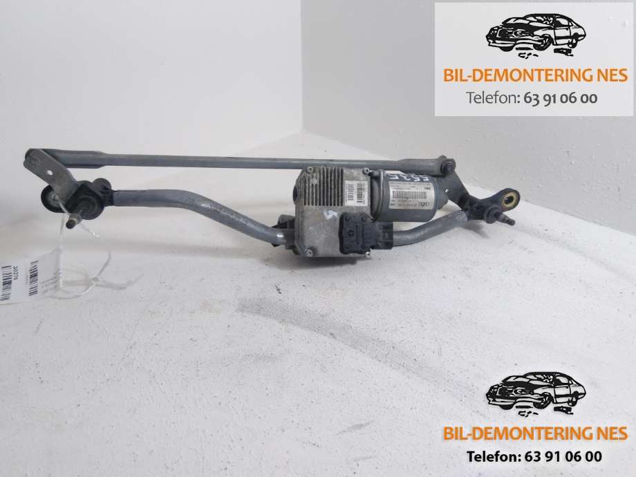 Viskermotor frontrute komplett m/overføring til Audi A4, Allroad, 2009-2016 (Type I) (B8) (B8) (VALEO|8K1955119A)