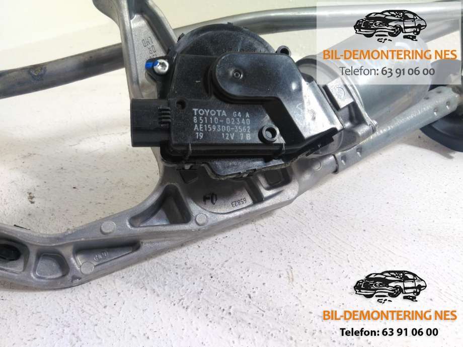 Viskermotor frontrute komplett m/overføring til Toyota Auris 2015-2019 (Type II, Fase 2)  (8511002340|)