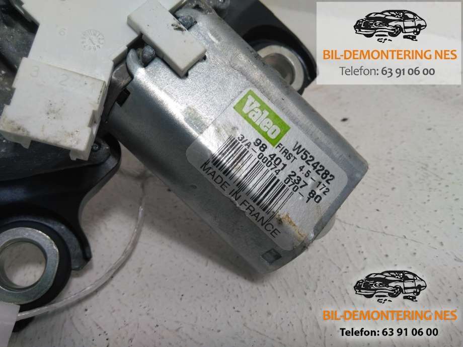 Viskermotor bakrute til Peugeot Partner 2019-->> (Type III)  (VALEO|9840123780|)