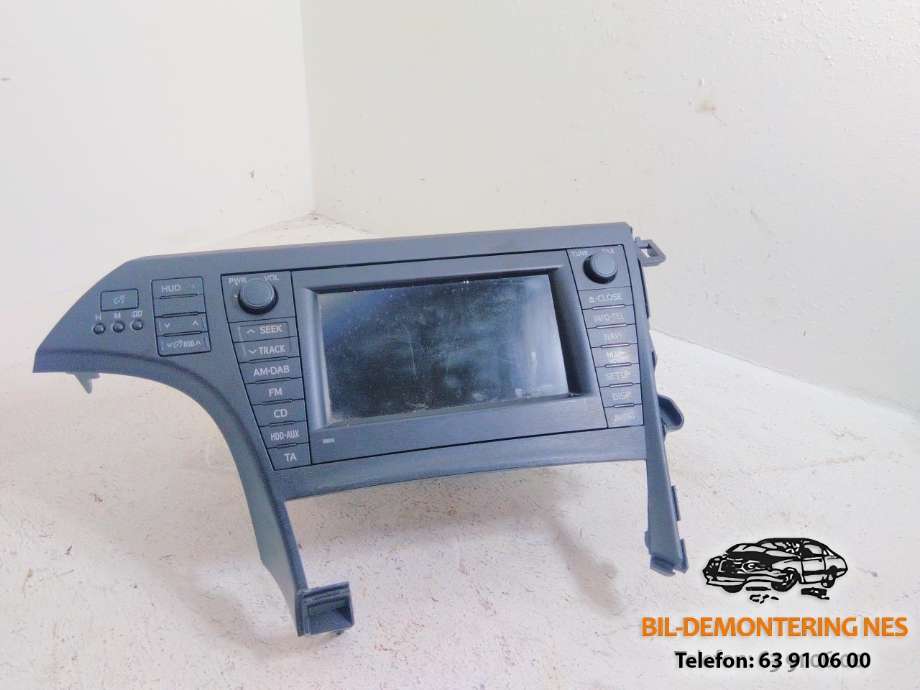 Bilstereo navigasjon til Toyota Prius, 2009-2016 (Type III) (COMBI) (COMBI) (8611360)