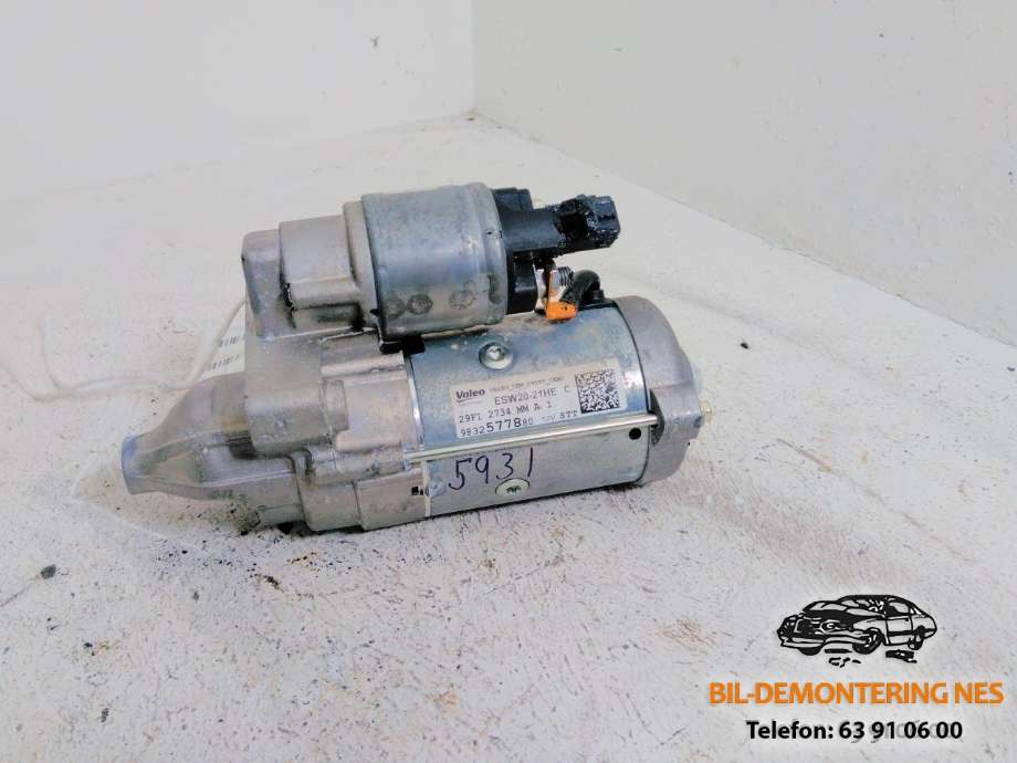 Starter diesel til Peugeot Partner 2019-->> (Type III)  (98 32 57 78 80|29F12734|)