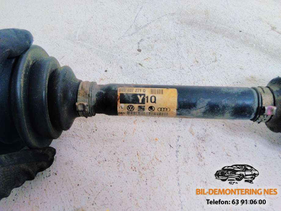 Drivaksel høyre foran, diesel/automat til Audi A4 2007-2014 (Type IV) (B8) (B8) (8K0407271|)