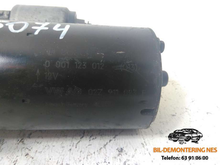 Starter diesel til Škoda Fabia 2007-2010 (Type II, Fase 1)  (0001123012|02Z911023F|)