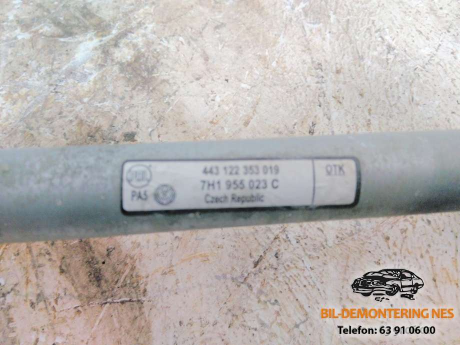 Viskermotor frontrute komplett m/overføring til VW Transporter / Caravelle 2009-2015 (Fase 2) (T5) (T5) (7H1955023C|7E1955113A|)