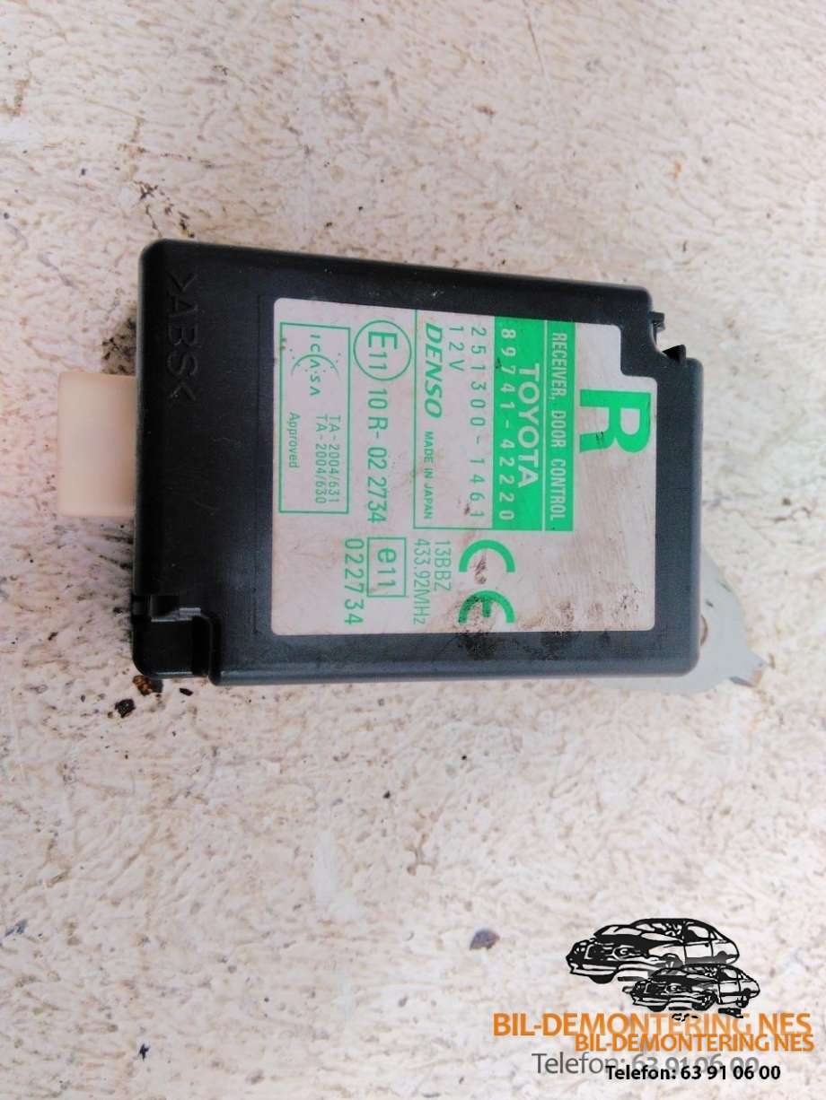 Styreenhet sentrallås til Toyota RAV4, 2006-2009 (Type III, Fase 1)  (DENSO|8974142220)