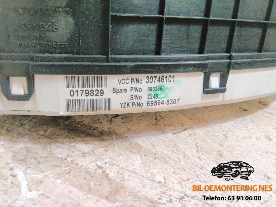 Instrumentpanel til Volvo XC90 2007-2014 (Type I, Fase 2)  (30746101|)