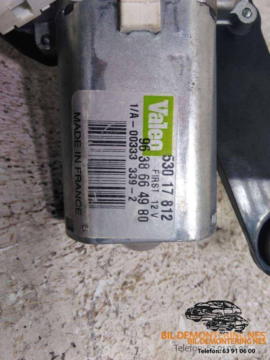 Viskerarm bakrute til Peugeot 206 1998-2007  