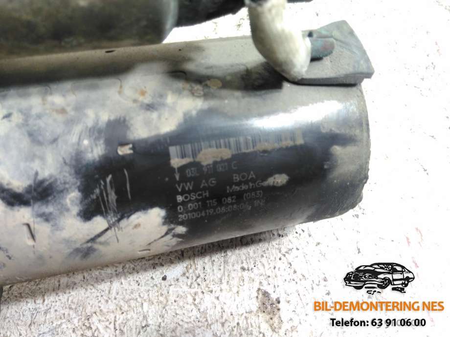 Starter diesel til Audi Q5 2008-2012 (Type I, Fase 1)  (BOSCH|03L911021C|)