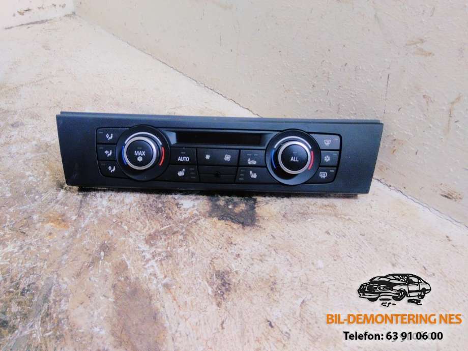 Varmeapparat betjening til BMW 3-Serie, 2005-2011 (E90/E91/E92/E93) (E90/E91/E92/E93) (64119250393-01)
