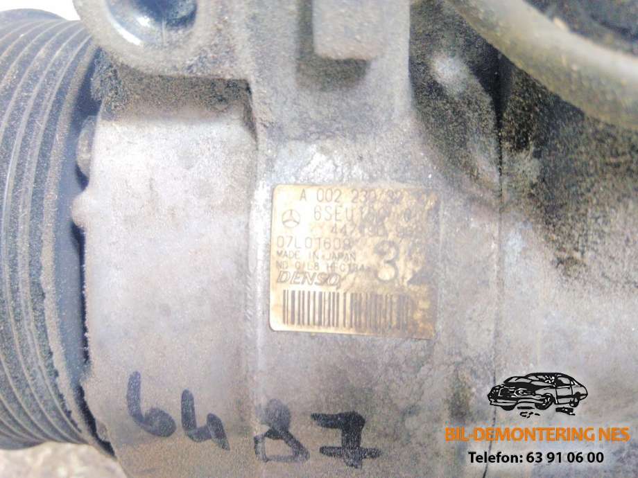 Aircondition kompressor til Mercedes E-Klasse 2009-2013 (Fase 1) (W212) (W212) (07L01609|)