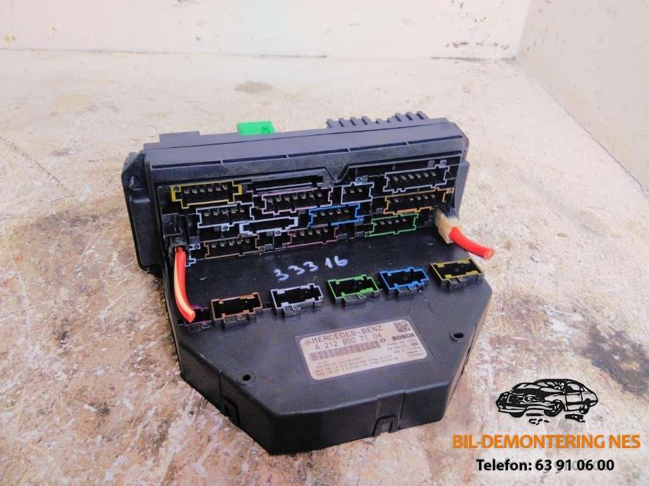 Sikringsboks motorrom til Mercedes E-Klasse 2009-2013 (Fase 1) (W212) (W212) (A2129007104|)