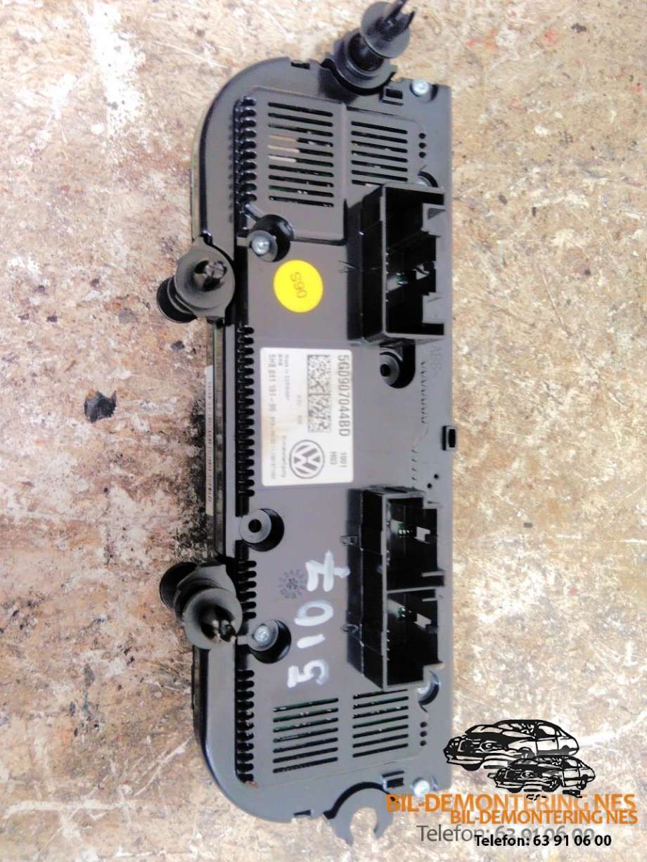 Varmeapparat betjening til VW Golf VII 2012-2017 (Fase 1)  (5G0907044BD|)