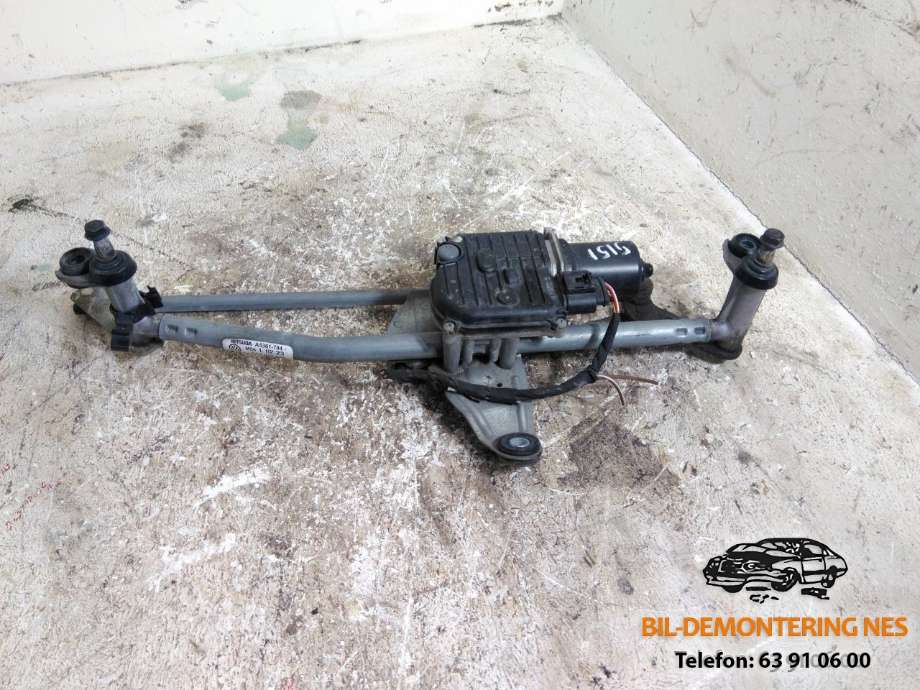 Viskermotor frontrute komplett m/overføring til VW Passat, 2011-2015 (B7) (B7) (3AB955023)