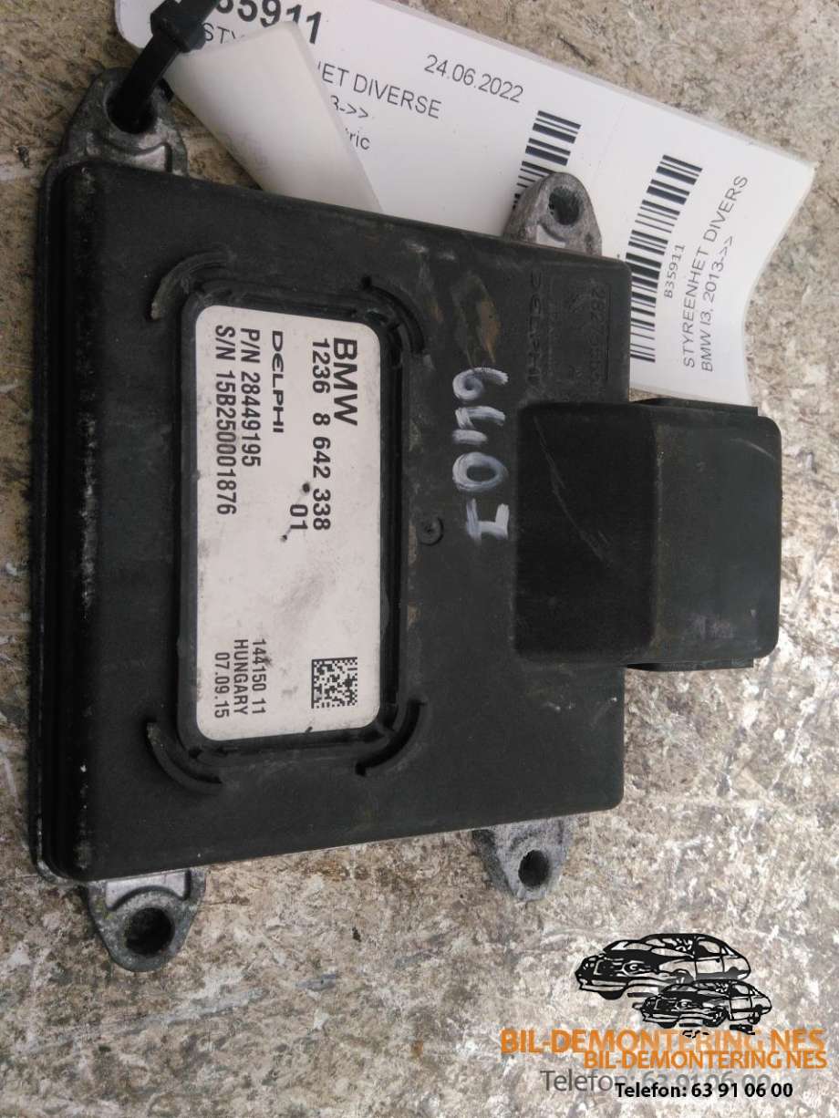 Styreenhet diverse til BMW i3 2013-2022  (12368642338|)