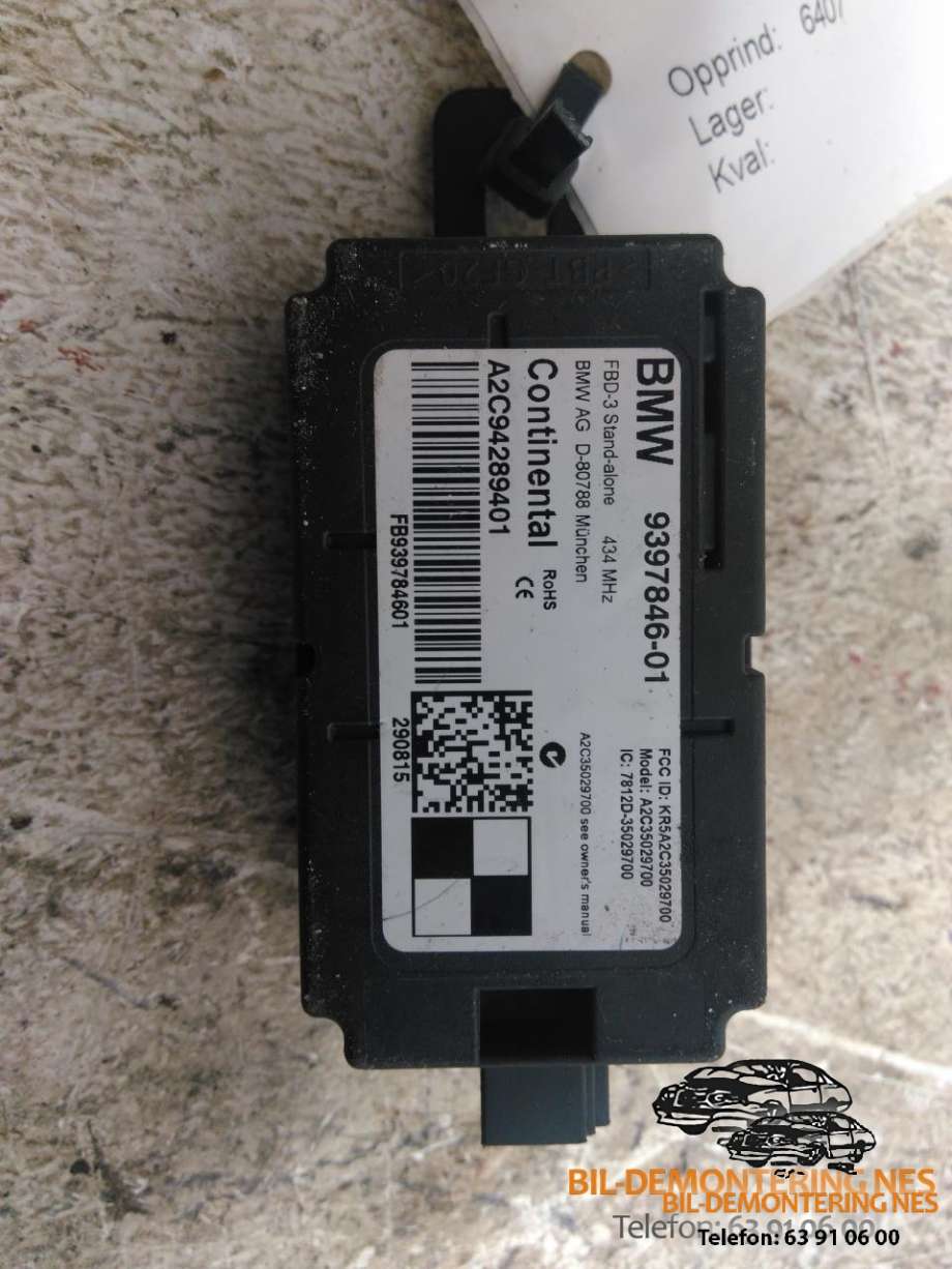 Bilstereo diverse til BMW i3 2013-2022  (939784601|)