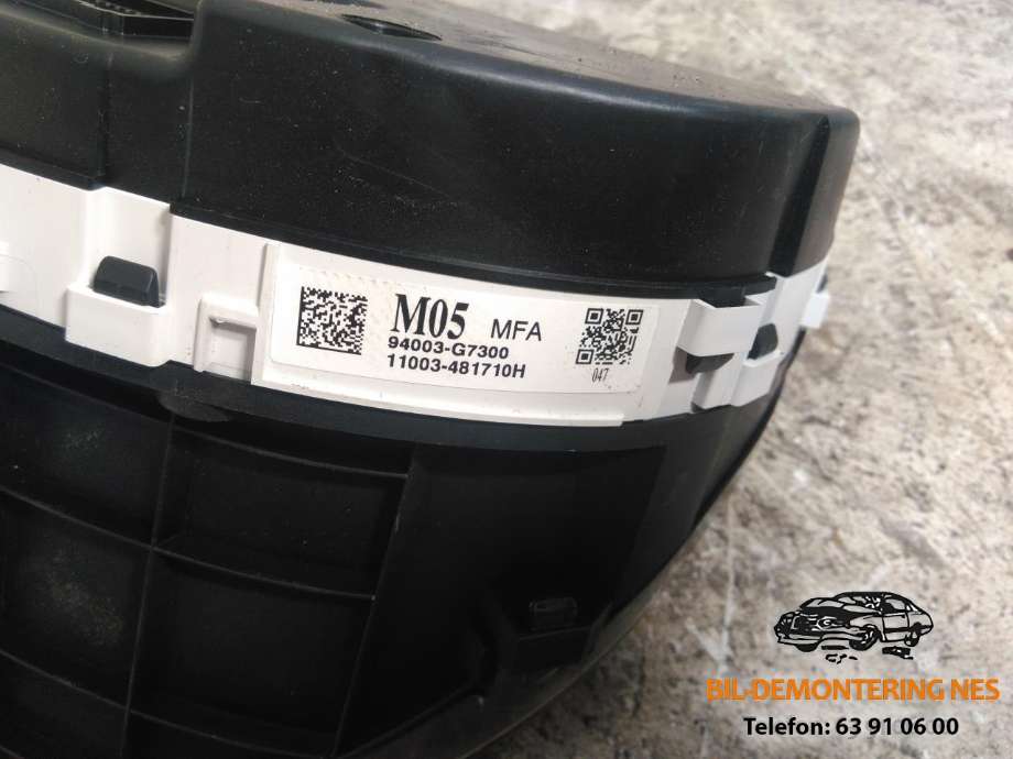 Instrumentpanel til Hyundai Ioniq Electric 2016-2019 (Fase 1)  (94003G7300|)