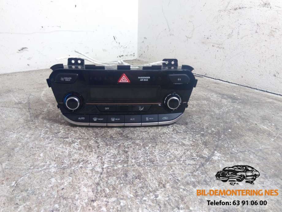 Varmeapparat betjening til Hyundai Ioniq Electric, 2016-2019 (Fase 1)  (97250G7060TKB)