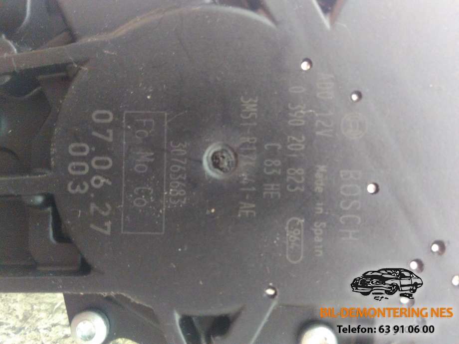 Viskermotor bakrute til Ford Mondeo 2007-2010 (Type IV, Fase 1)  (0390201823|)