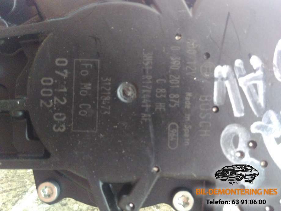 Viskermotor bakrute til Ford Mondeo 2007-2010 (Type IV, Fase 1)  (0390201875|)
