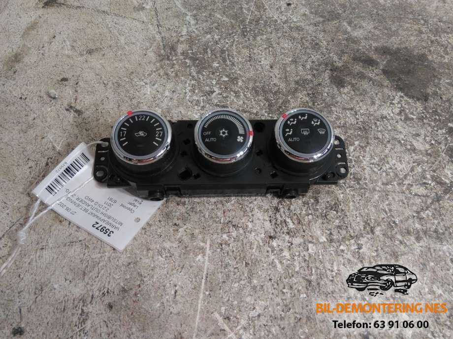 Varmeapparat betjening til Mitsubishi Outlander, 2010-2012 (Type II, Fase 2)  (7820A115XC)