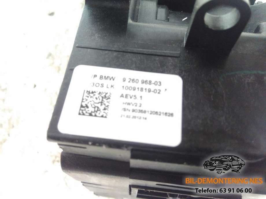 Girstang/girvelger automat til BMW 3-Serie 2012-2018 (F30/F31/F34) (F30/F31/F34) (9260968-03|61 31 9 296 896|)