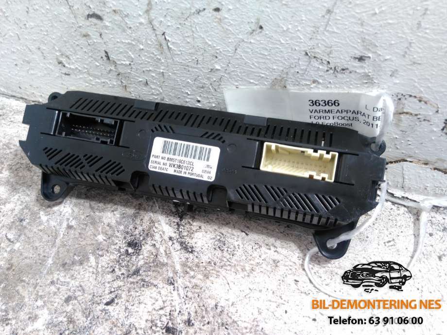 Varmeapparat betjening til Ford Focus 2011-2014 (Type III, Fase 1)  (BM5T18C612CL|)