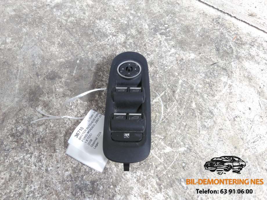 Bryter ruteheis førerdørspanel til Ford Mondeo, 2007-2010 (Type IV, Fase 1)  