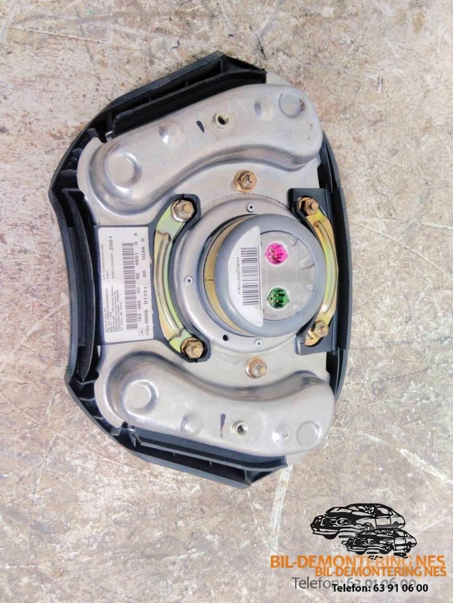 Airbag rattpute til Mercedes ML 1997-2005 (W163) (W163) (16346002989851|000601121001036|)