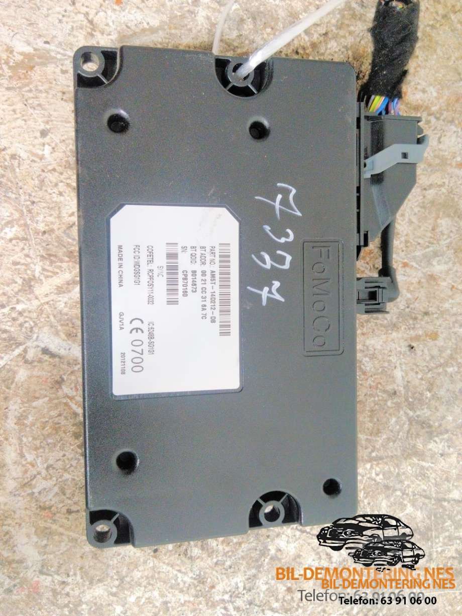 Styreenhet bluetooth til Ford Focus, 2011-2014 (Type III, Fase 1) (FOMOCO|AM5T14D212)