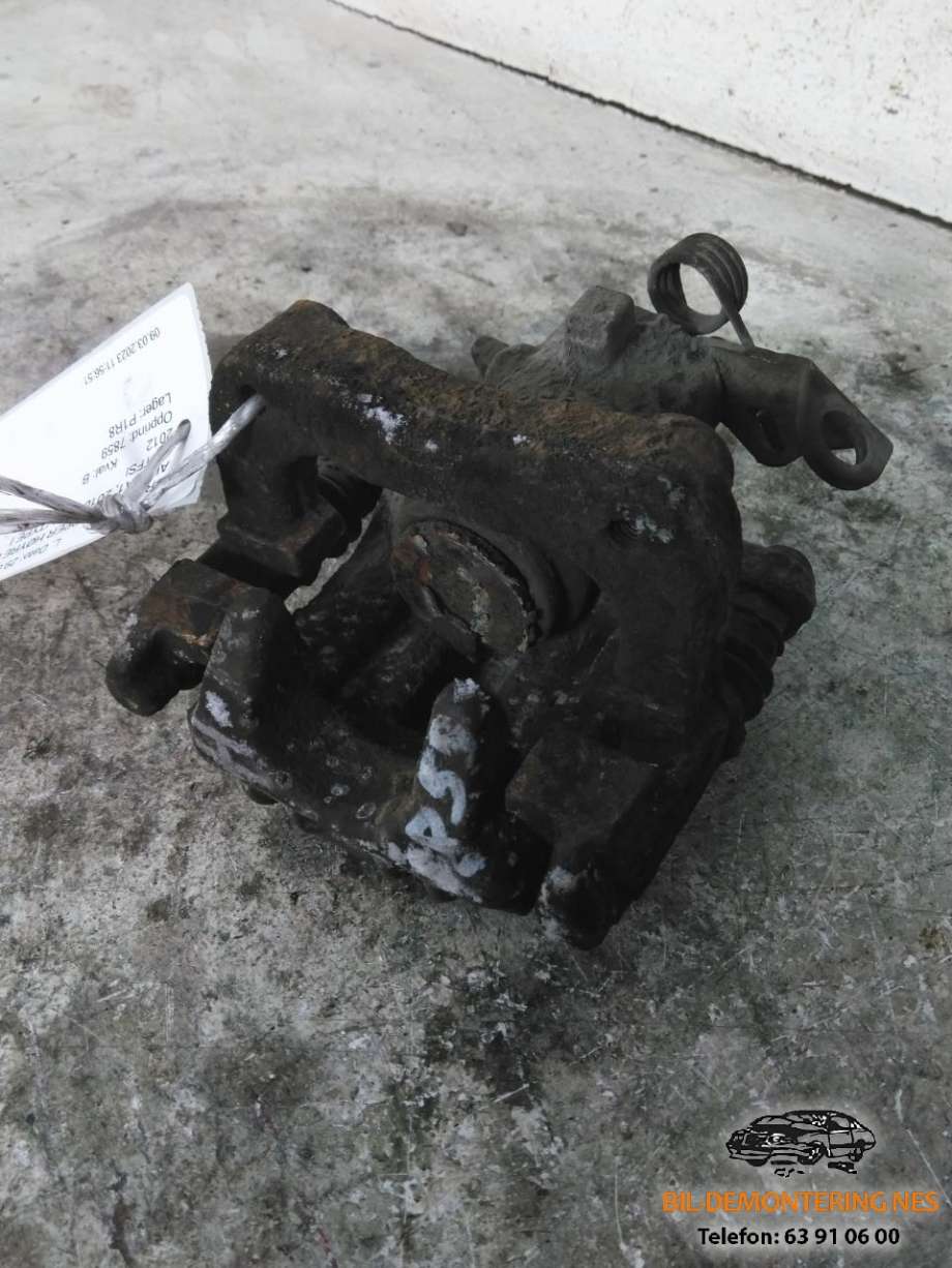 Bremsecaliper høyre bak til Audi A1, 2010-2014 (Type I, Fase 1)  