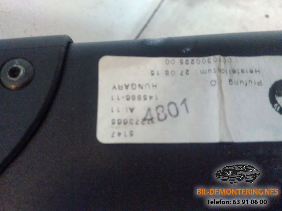 Bagasjerom rollon til BMW 3-Serie 2012-2018 (F30/F31/F34) (F30/F31/F34) 