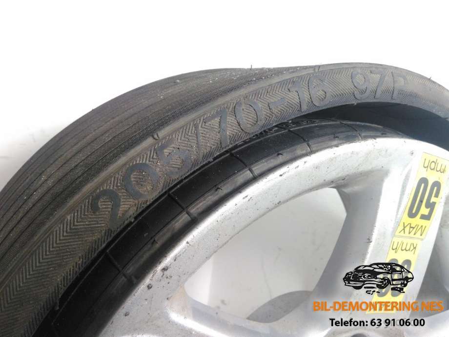 Reservehjul til Audi A6, Allroad 2000-2005 (Type I) (C5) (C5)